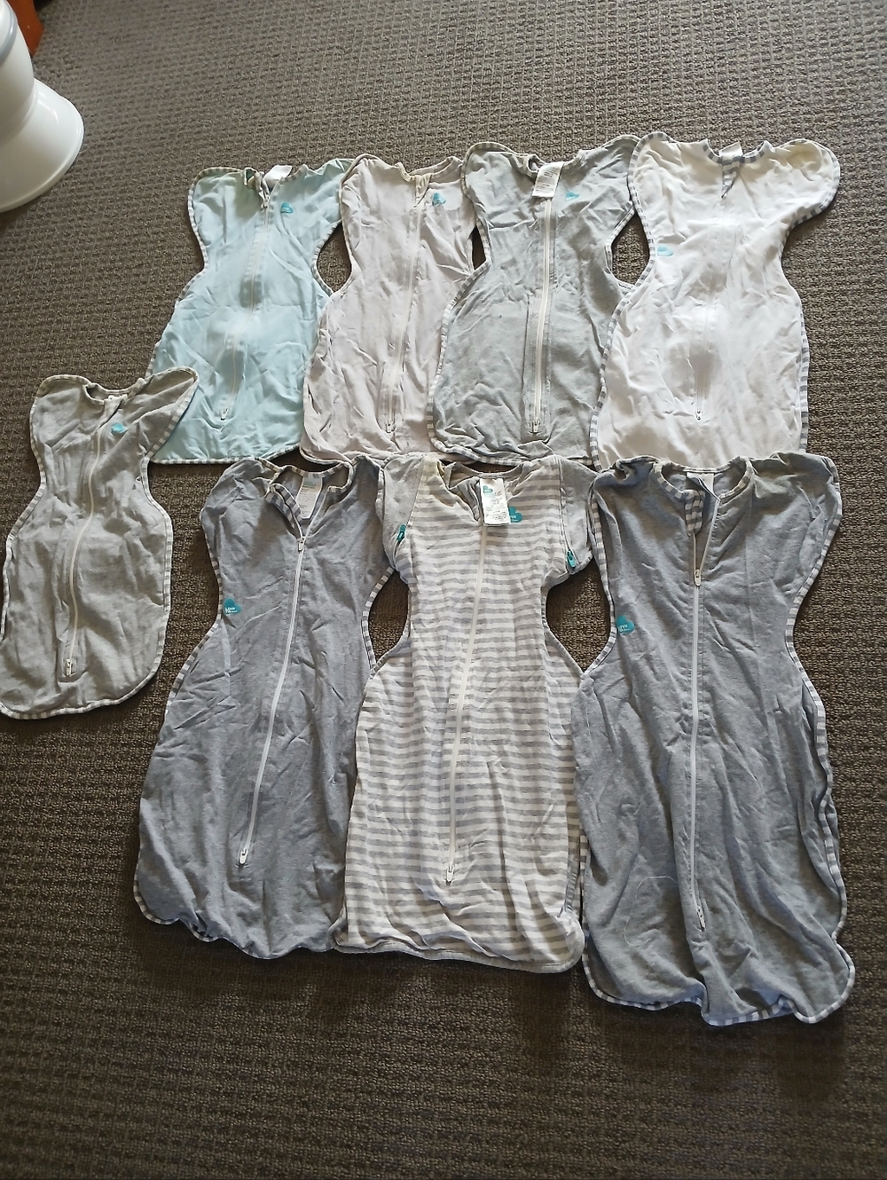 Love To Dream Swaddle Sleep Sacks Lot Of 8- Different Sizes Please Read